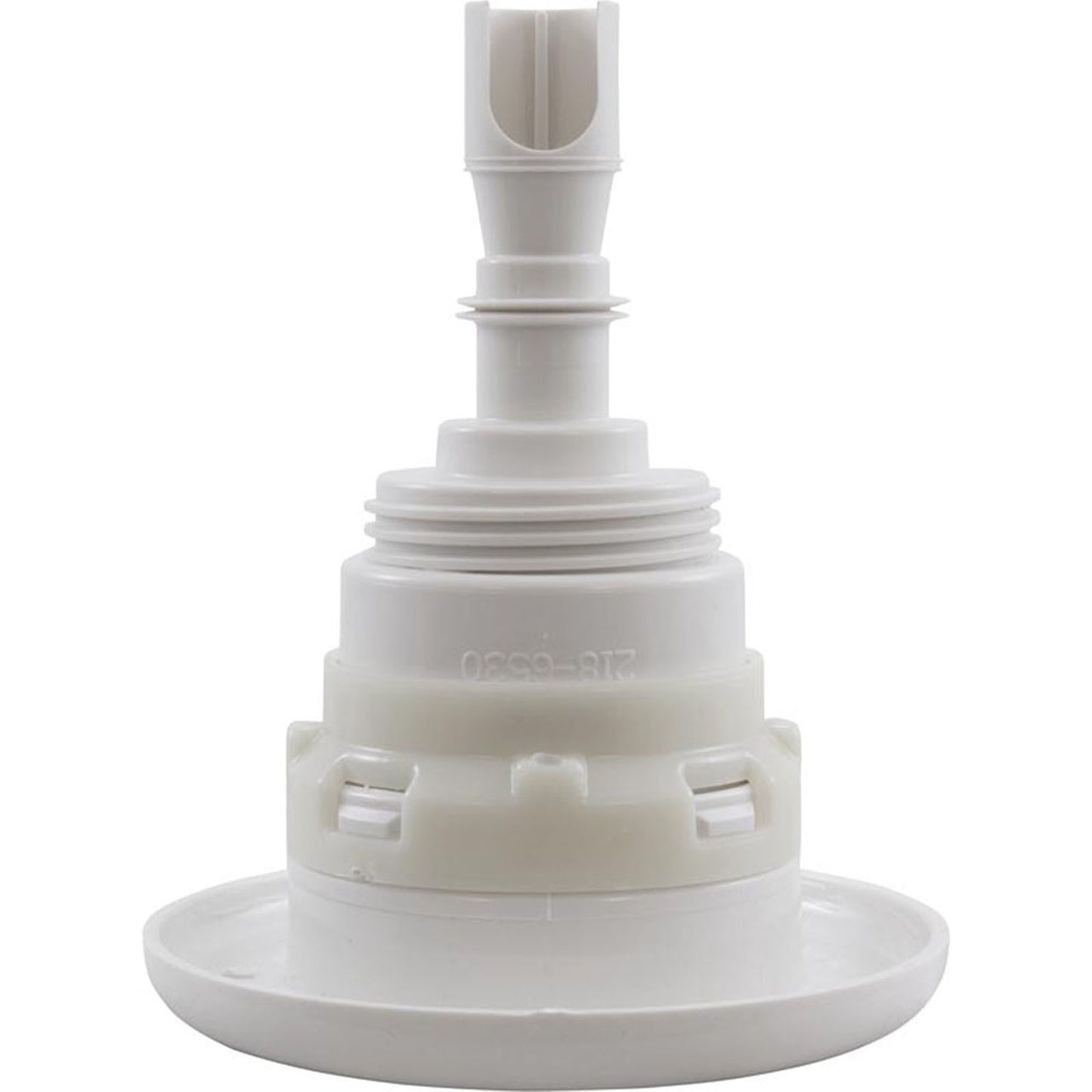 Jet Intl, WW Poly Storm Gun, 3-3/8"fd, Massage, Smth, Wht, Thd