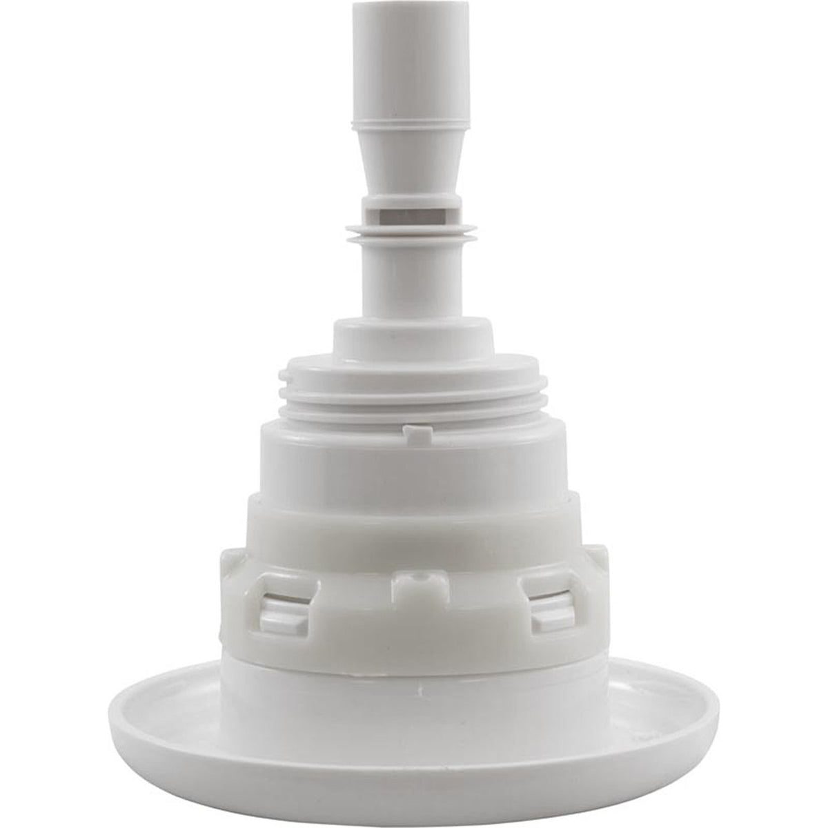 Jet Intl, WW Poly Storm Gun, 3-3/8"fd, Massage, Smth, Wht, Thd