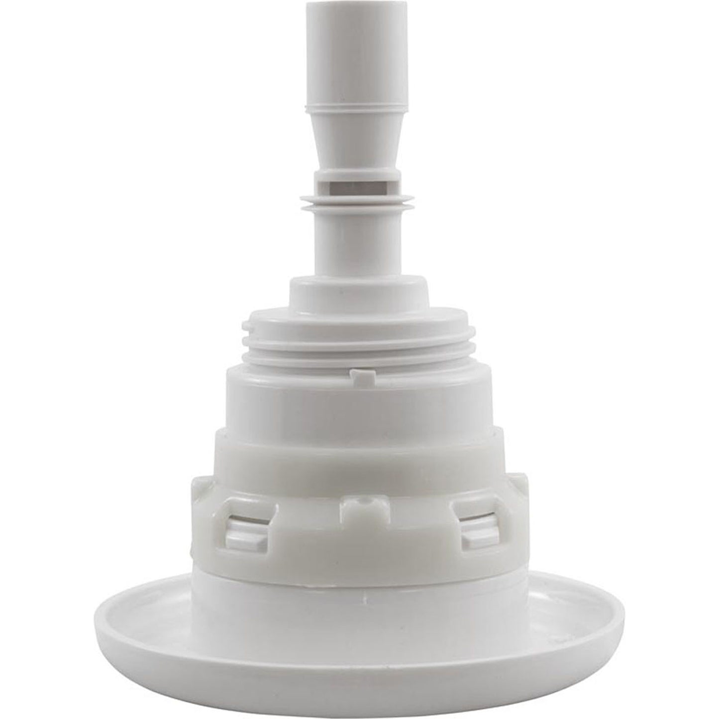 Jet Intl, WW Poly Storm Gun, 3-3/8"fd, Massage, Smth, Wht, Thd