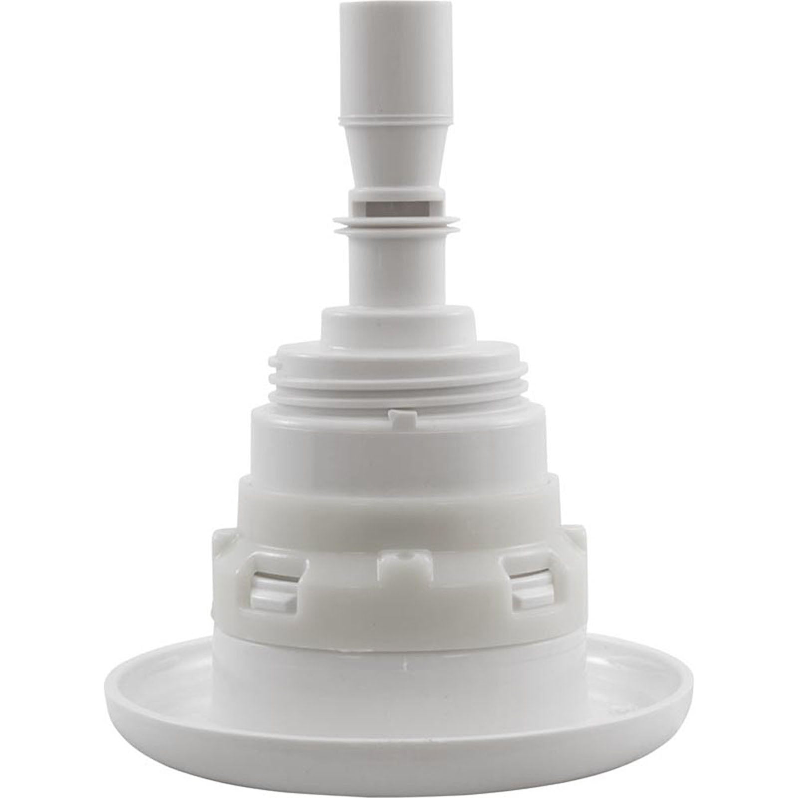 Jet Intl, WW Poly Storm Gun, 3-3/8"fd, Massage, Smth, Wht, Thd