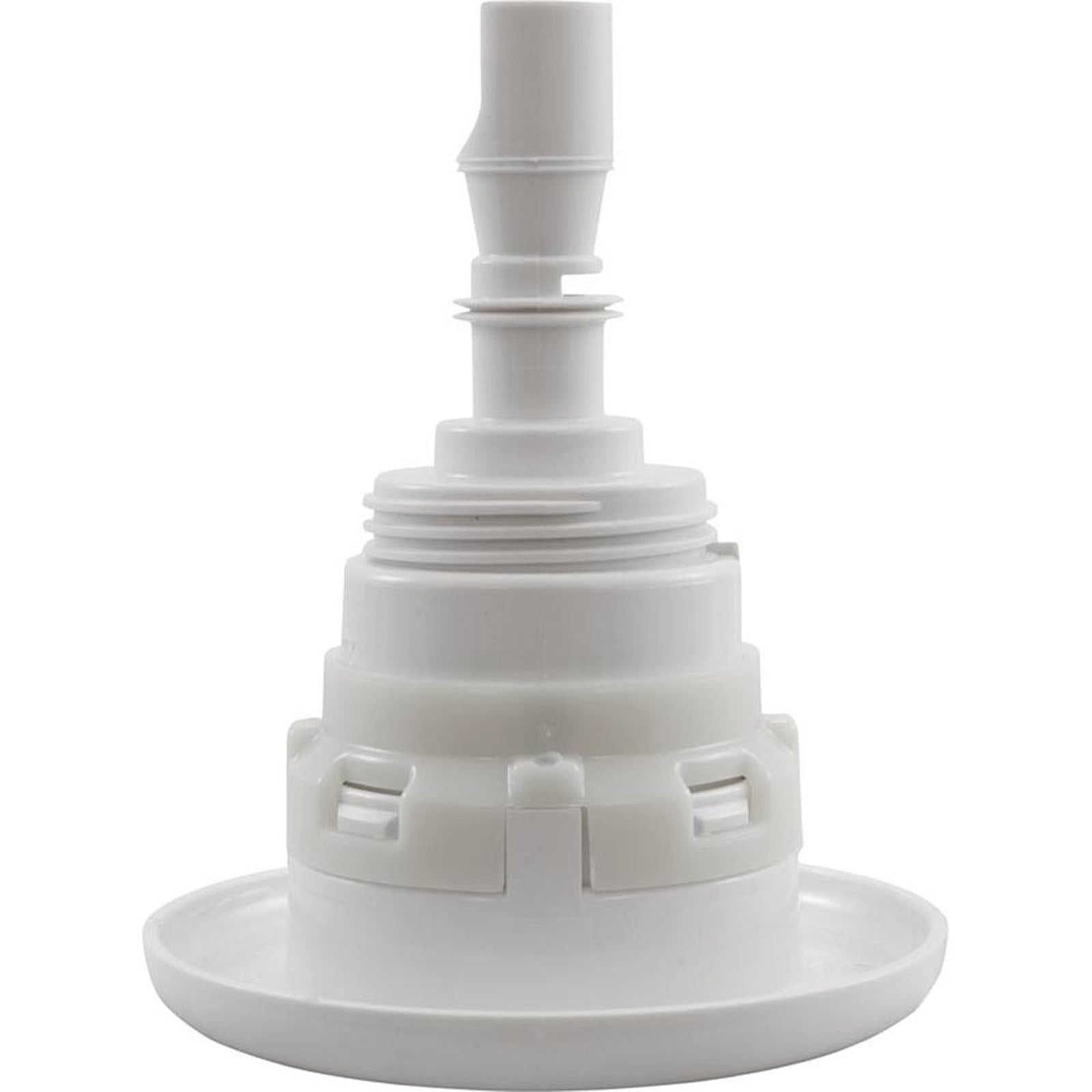 Jet Intl, WW Poly Storm Gun, 3-3/8"fd, Massage, Smth, Wht, Thd
