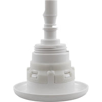 Jet Intl, WW Poly Storm Gun, 3-3/8"fd, Massage, Smth, Wht, Thd