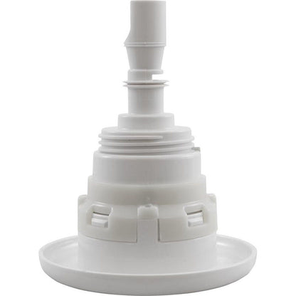 Jet Intl, WW Poly Storm Gun, 3-3/8"fd, Massage, Smth, Wht, Thd