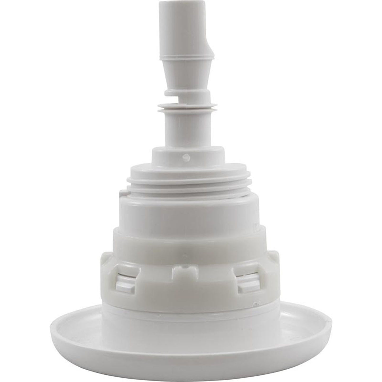 Jet Intl, WW Poly Storm Gun, 3-3/8"fd, Massage, Smth, Wht, Thd