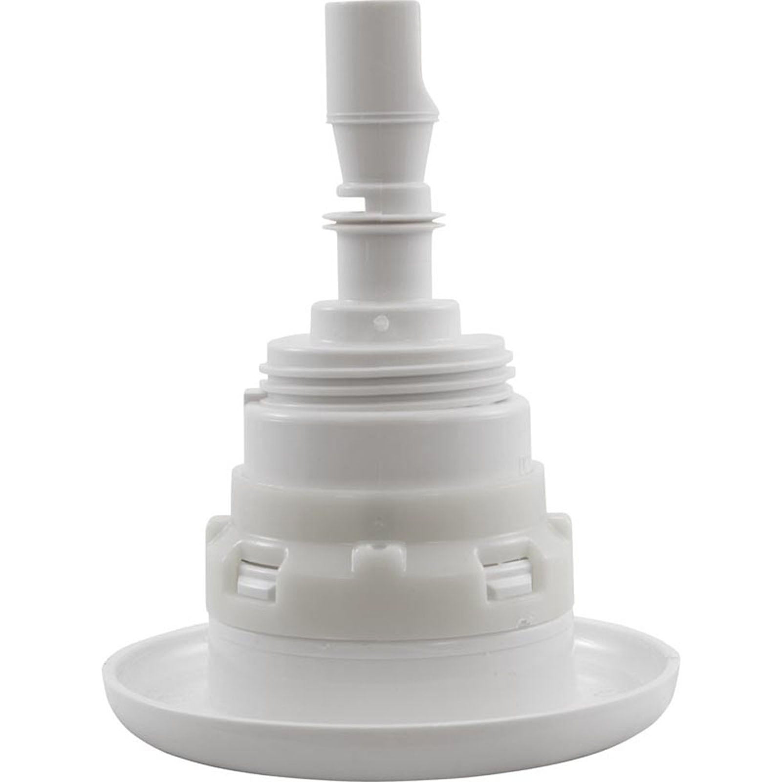 Jet Intl, WW Poly Storm Gun, 3-3/8"fd, Massage, Smth, Wht, Thd