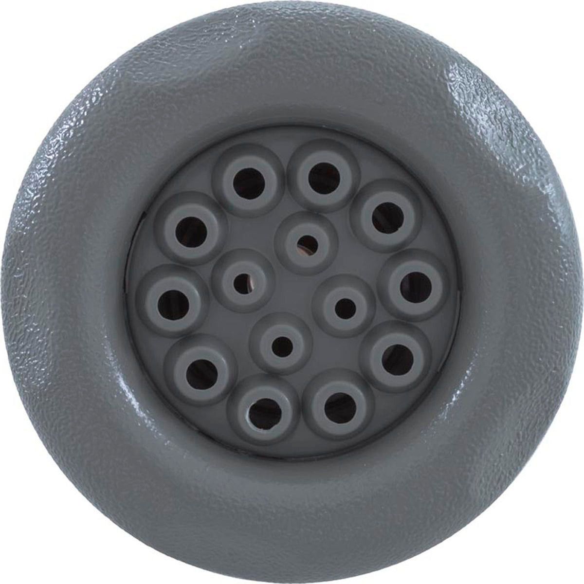 Jet Intl, WW Poly Storm Gun3-3/8"fd, MltMass, Txt Scal, Gry, Thd