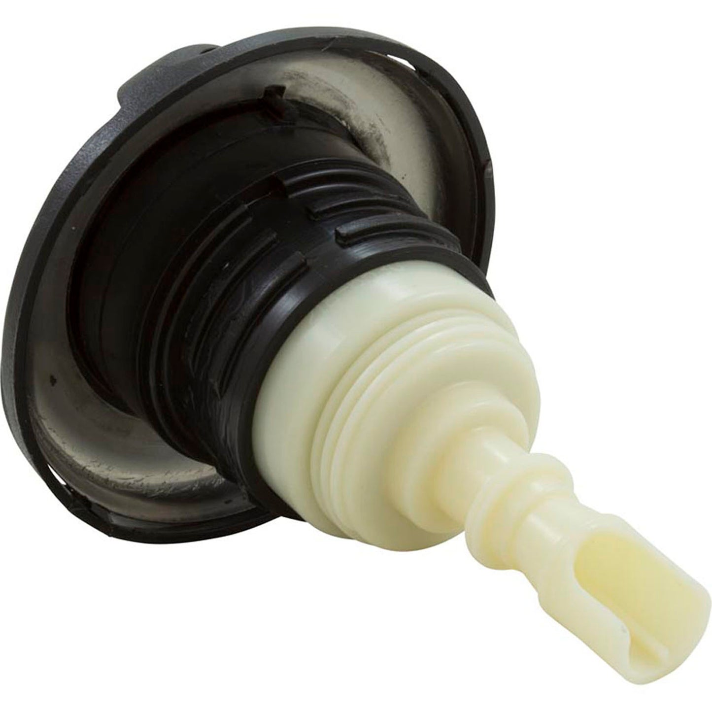 Jet Intl, WW Poly Storm, Swirl, 3-5/8"fd, Dir, SS/Blk, Thd