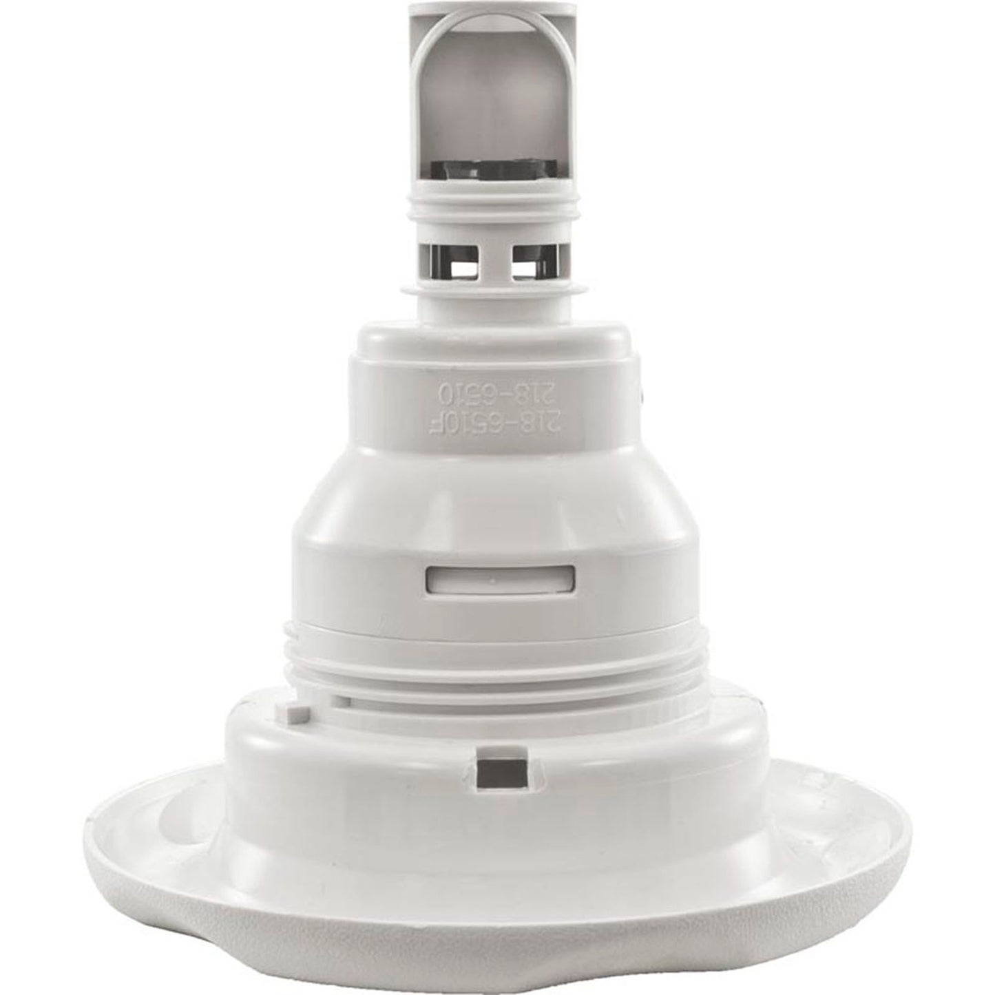 Jet Intl, WW Power Storm, 5"fd, Twin Roto, Txt Scal, Wht, Thd