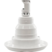 Jet Intl, WW Power Storm, 5"fd, Twin Roto, Txt Scal, Wht, Thd