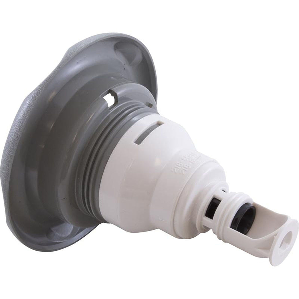 Jet Intl, WW Power Storm, 5"fd, Twin Roto, Txt Scal, Gry, Thd