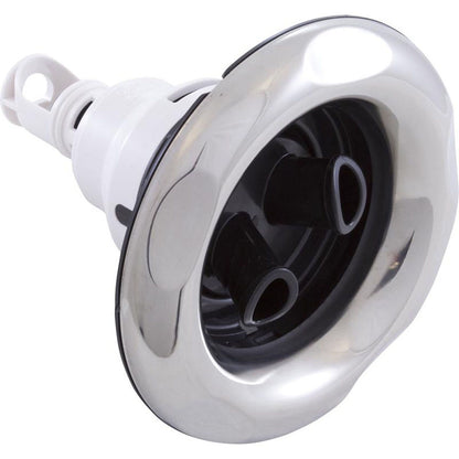 Jet Intl, WW Power Storm, 5"fd, Twin Roto, Scalloped, SS/Blk, Thd