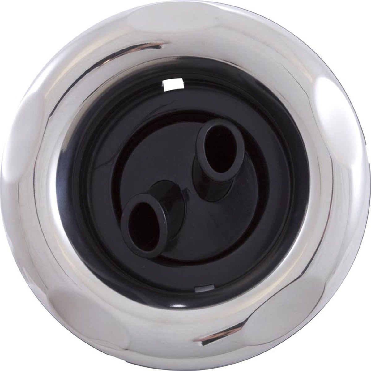Jet Intl, WW Power Storm, 5"fd, Twin Roto, Scalloped, SS/Blk, Thd