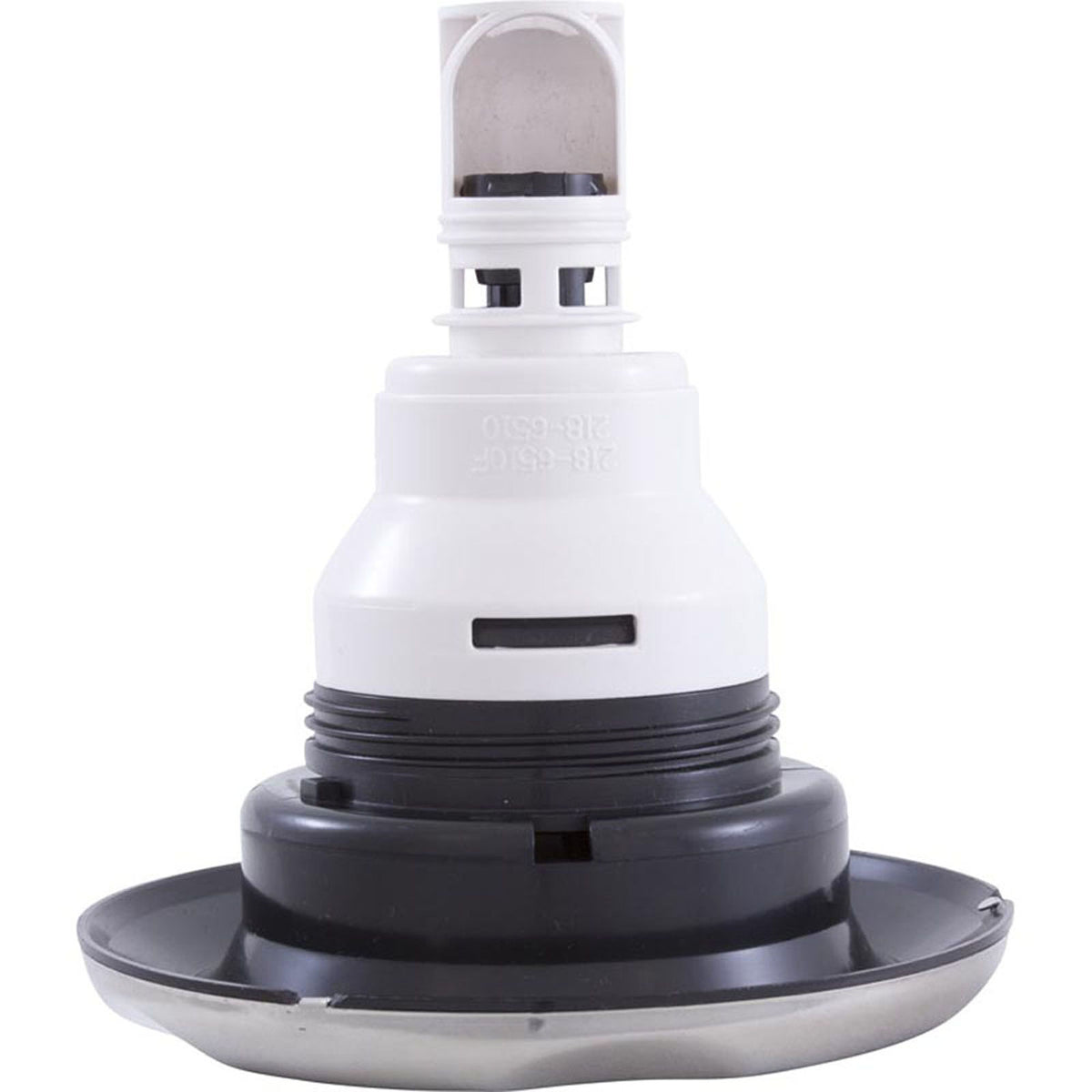 Jet Intl, WW Power Storm, 5"fd, Twin Roto, Scalloped, SS/Blk, Thd