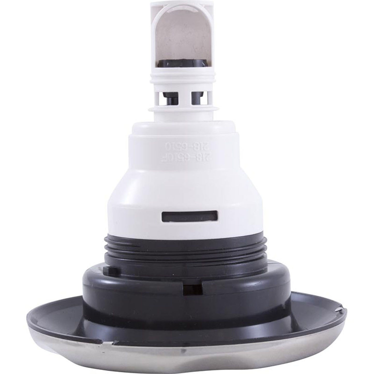 Jet Intl, WW Power Storm, 5"fd, Twin Roto, Scalloped, SS/Blk, Thd