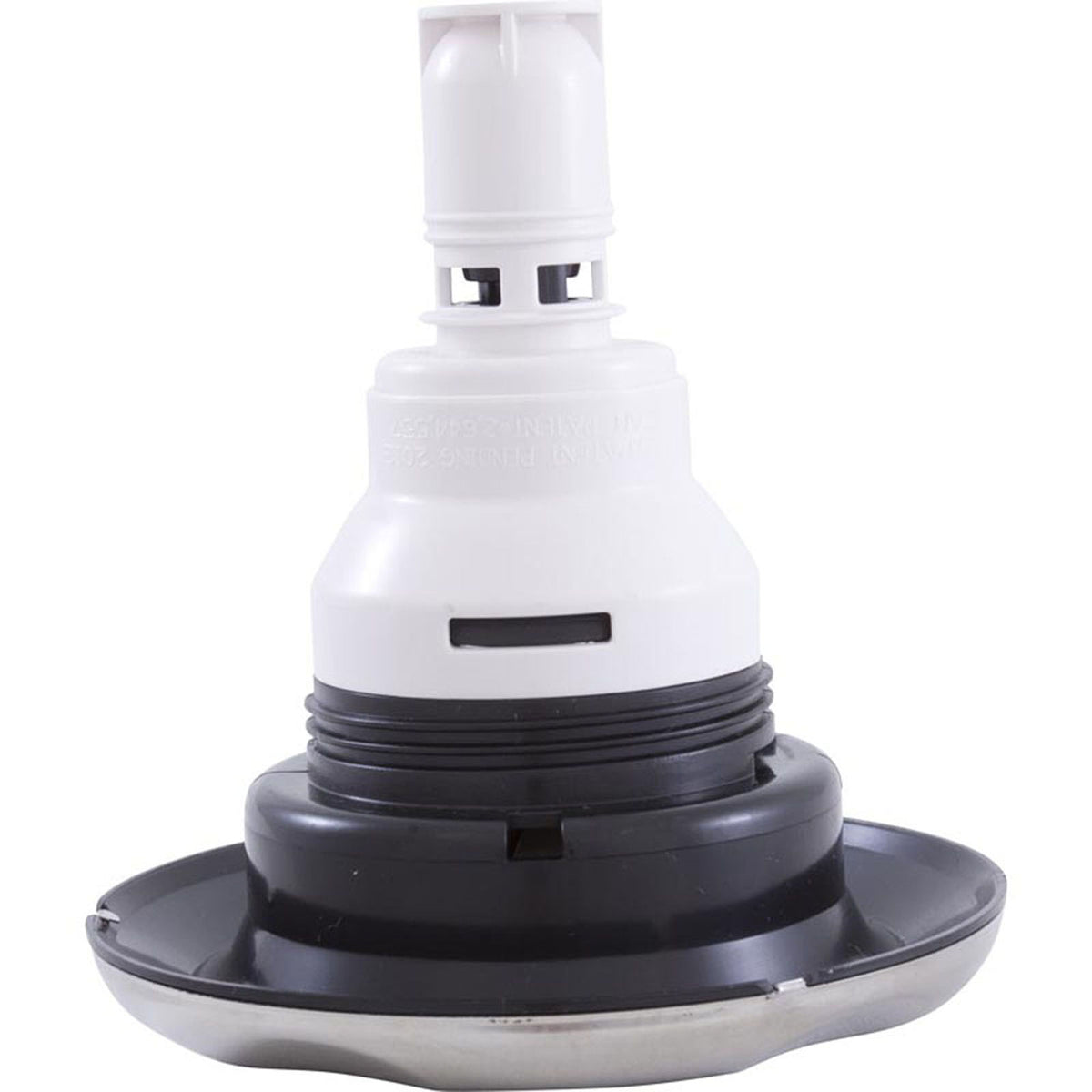 Jet Intl, WW Power Storm, 5"fd, Twin Roto, Scalloped, SS/Blk, Thd