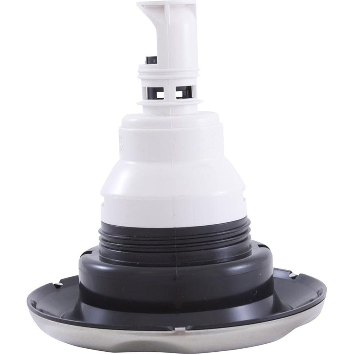 Jet Intl, WW Power Storm, 5"fd, Twin Roto, Scalloped, SS/Blk, Thd