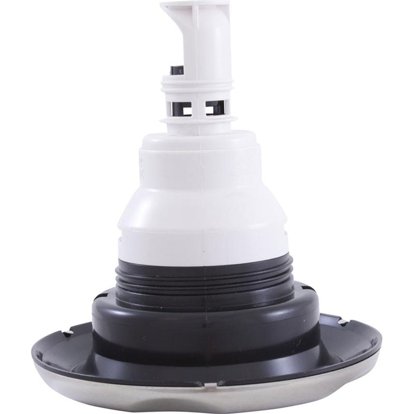 Jet Intl, WW Power Storm, 5"fd, Twin Roto, Scalloped, SS/Blk, Thd