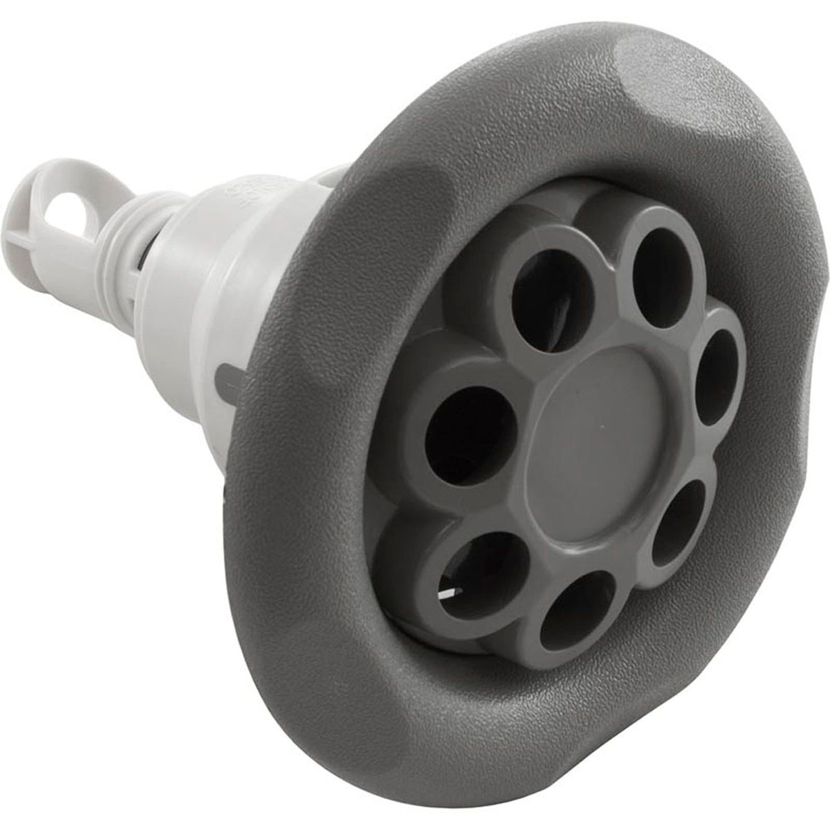 Jet Intl, WW Power Storm, 5"fd, Massage, Txt Scal, Gry, Thd