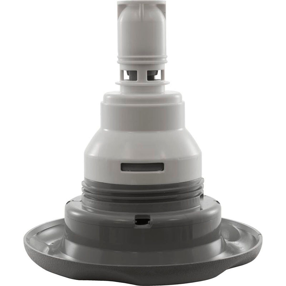 Jet Intl, WW Power Storm, 5"fd, Massage, Txt Scal, Gry, Thd