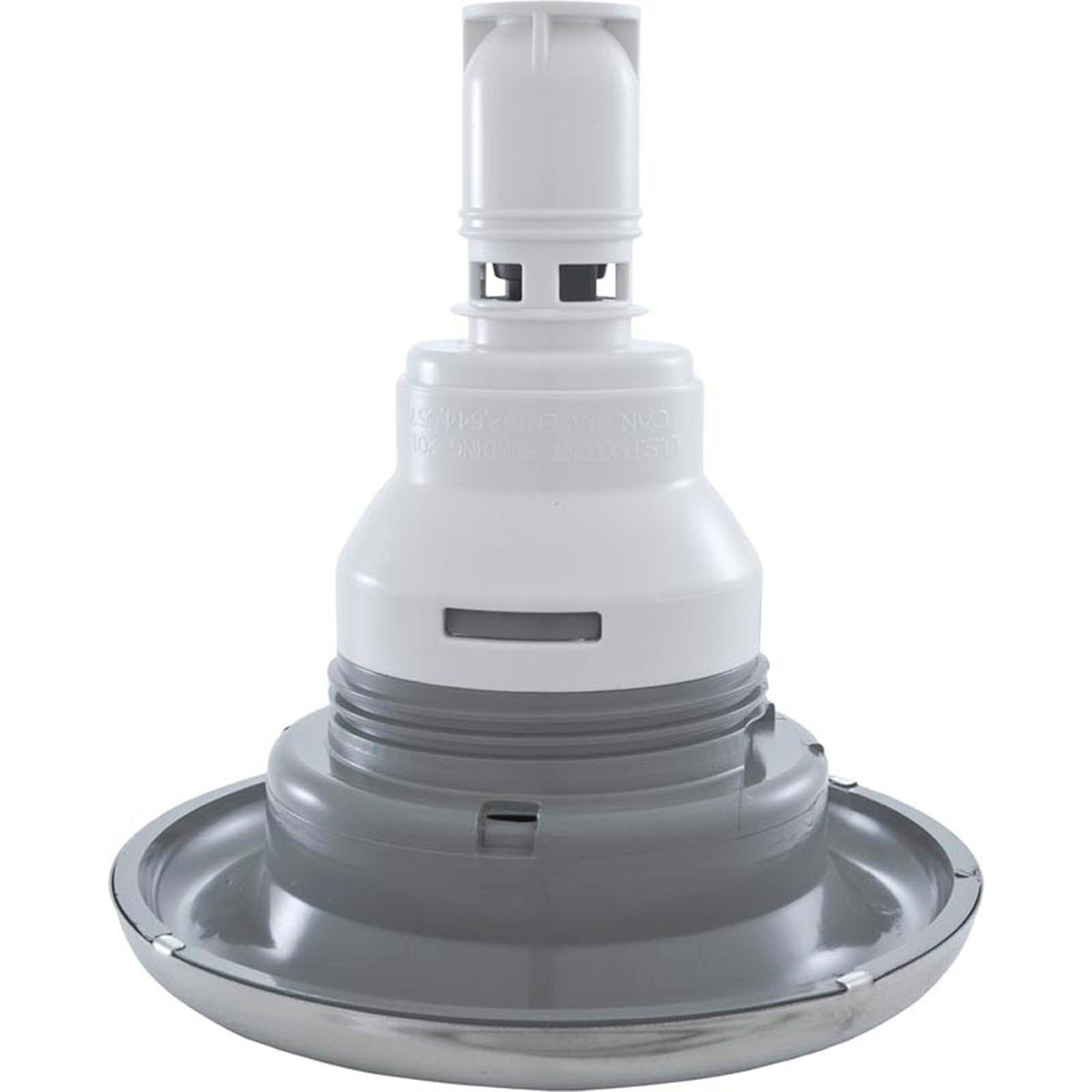 Jet Intl, WW Power Storm, 5"fd, Massage, Smth, SS/Gry, Thd