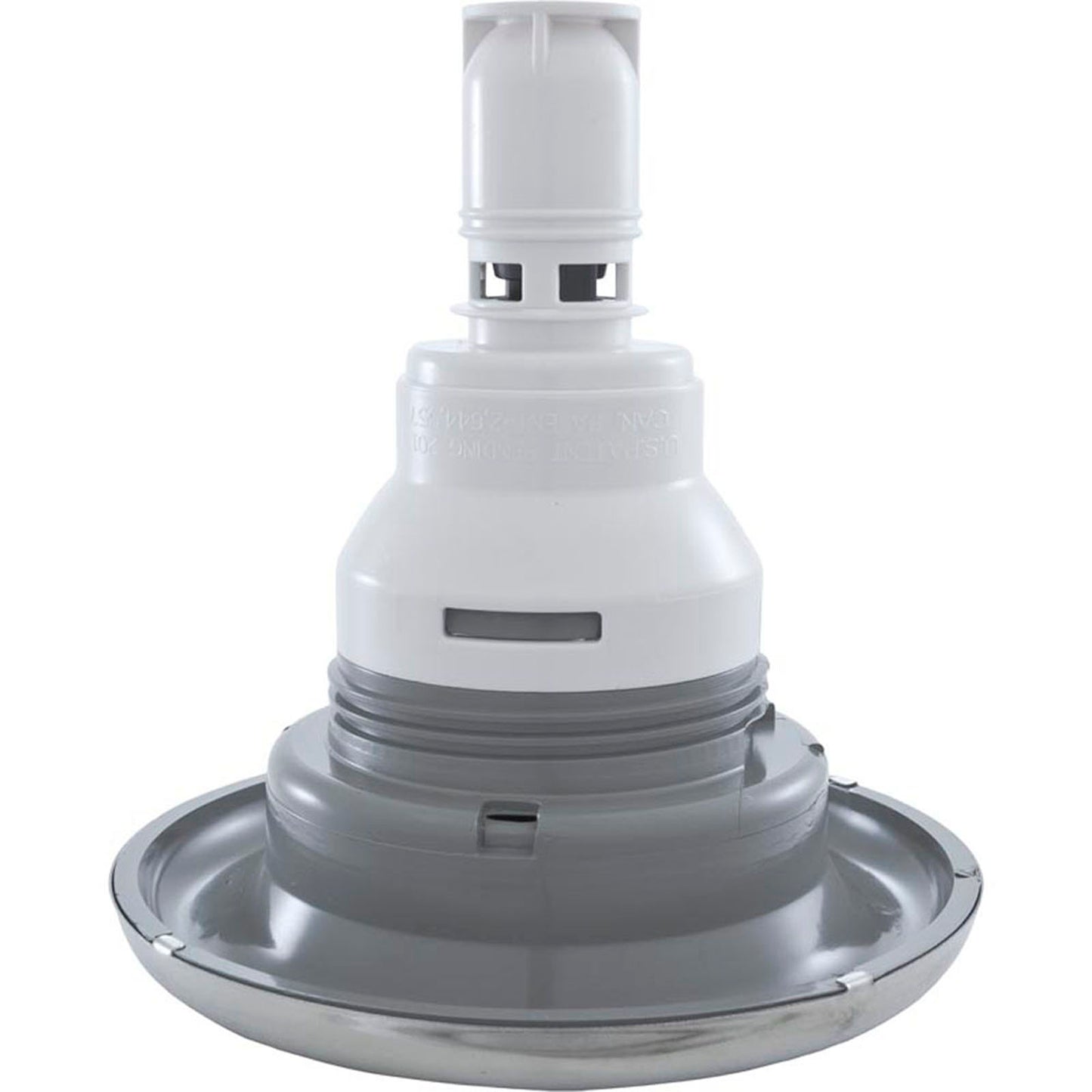 Jet Intl, WW Power Storm, 5"fd, Massage, Smth, SS/Gry, Thd