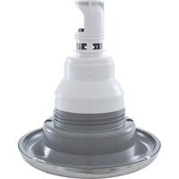 Jet Intl, WW Power Storm, 5"fd, Massage, Smth, SS/Gry, Thd