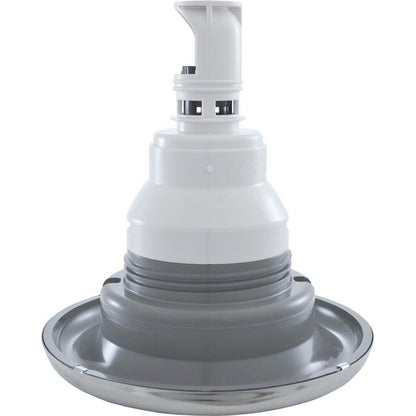 Jet Intl, WW Power Storm, 5"fd, Massage, Smth, SS/Gry, Thd