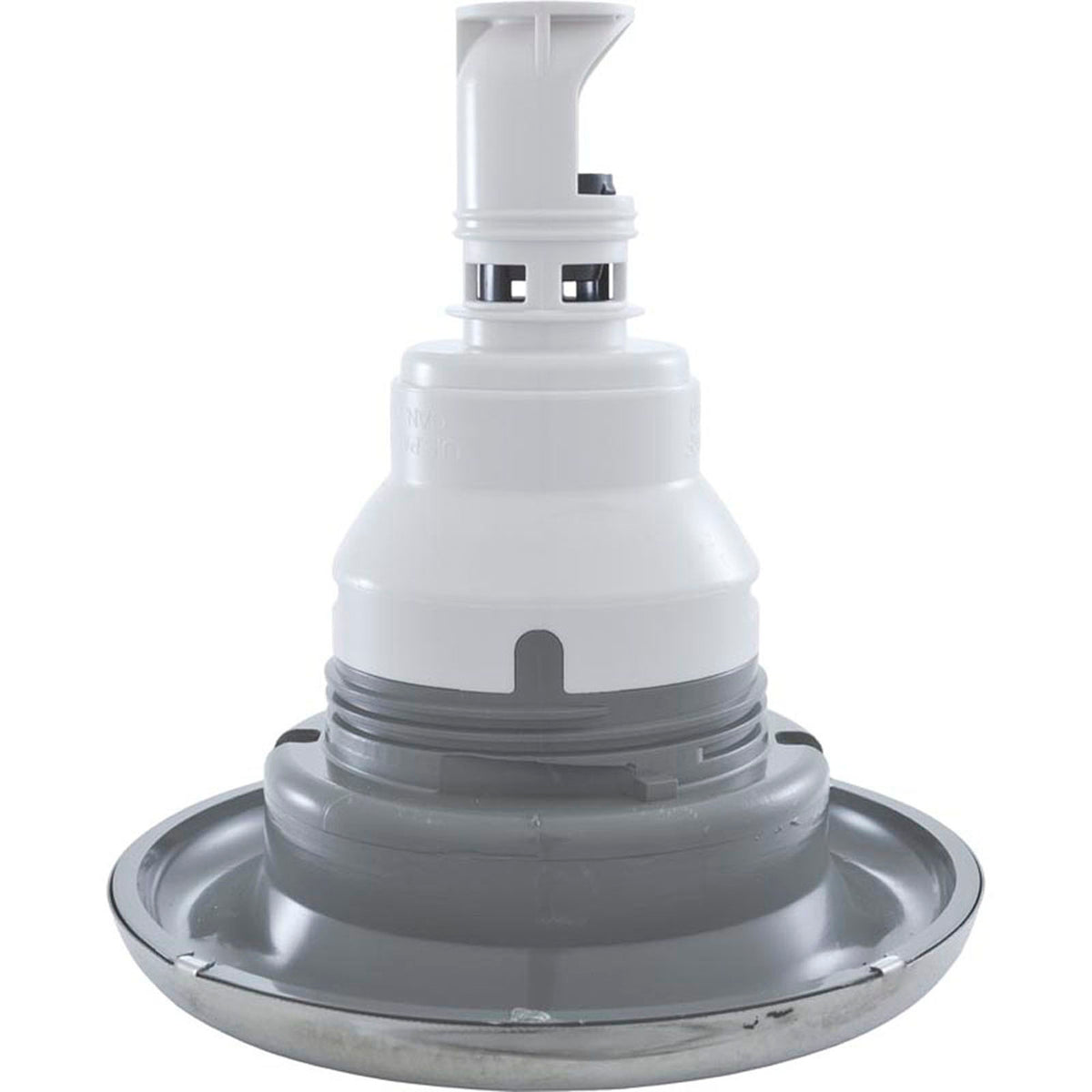 Jet Intl, WW Power Storm, 5"fd, Massage, Smth, SS/Gry, Thd