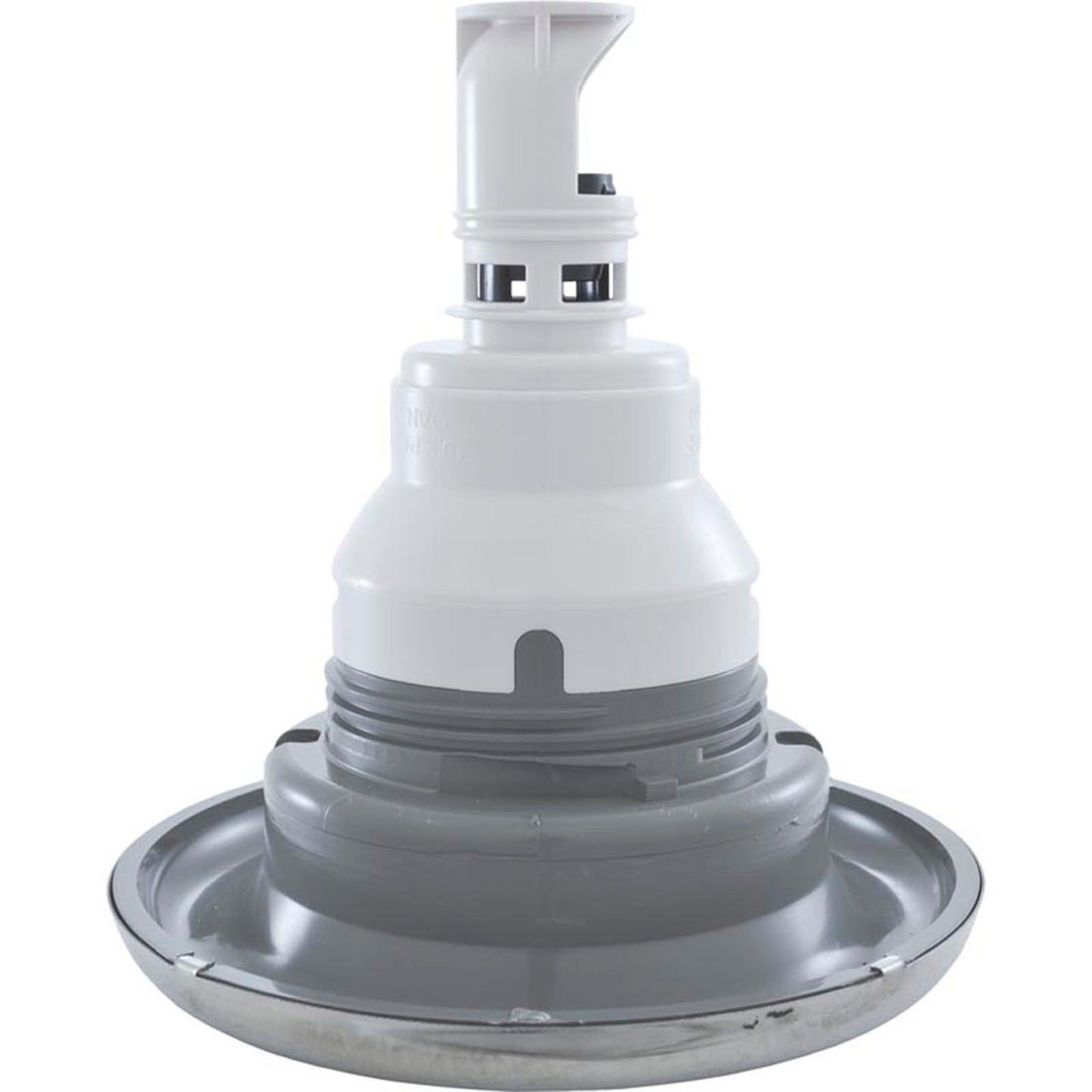 Jet Intl, WW Power Storm, 5"fd, Massage, Smth, SS/Gry, Thd