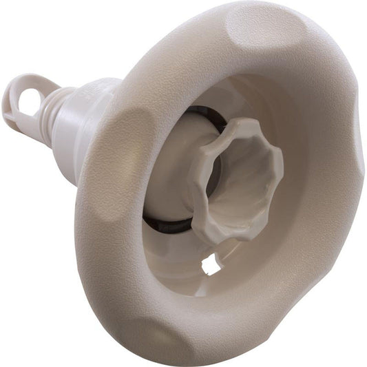 Jet Intl, WW Power Storm, 5" fd, Dir/Rfld, Escala texturizada, Blanco, Rosca