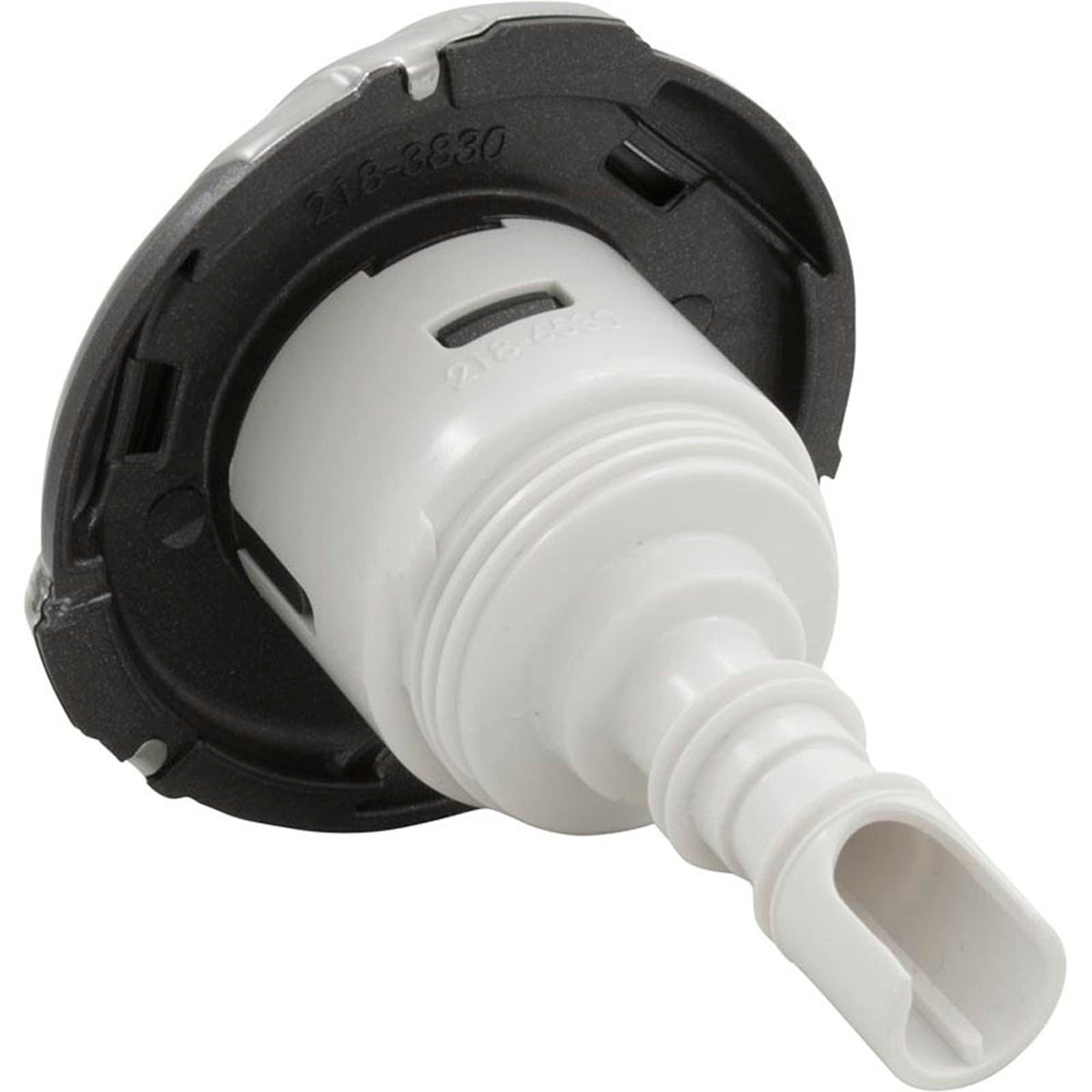 Jet Intl, WW Mini Storm, 3-1/4"fd, Dir, Luxe, SS/Dk Gry, Thd