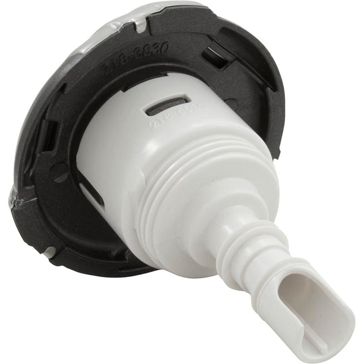 Jet Intl, WW Mini Storm, 3-1/4"fd, Dir, Luxe, SS/Dk Gry, Thd