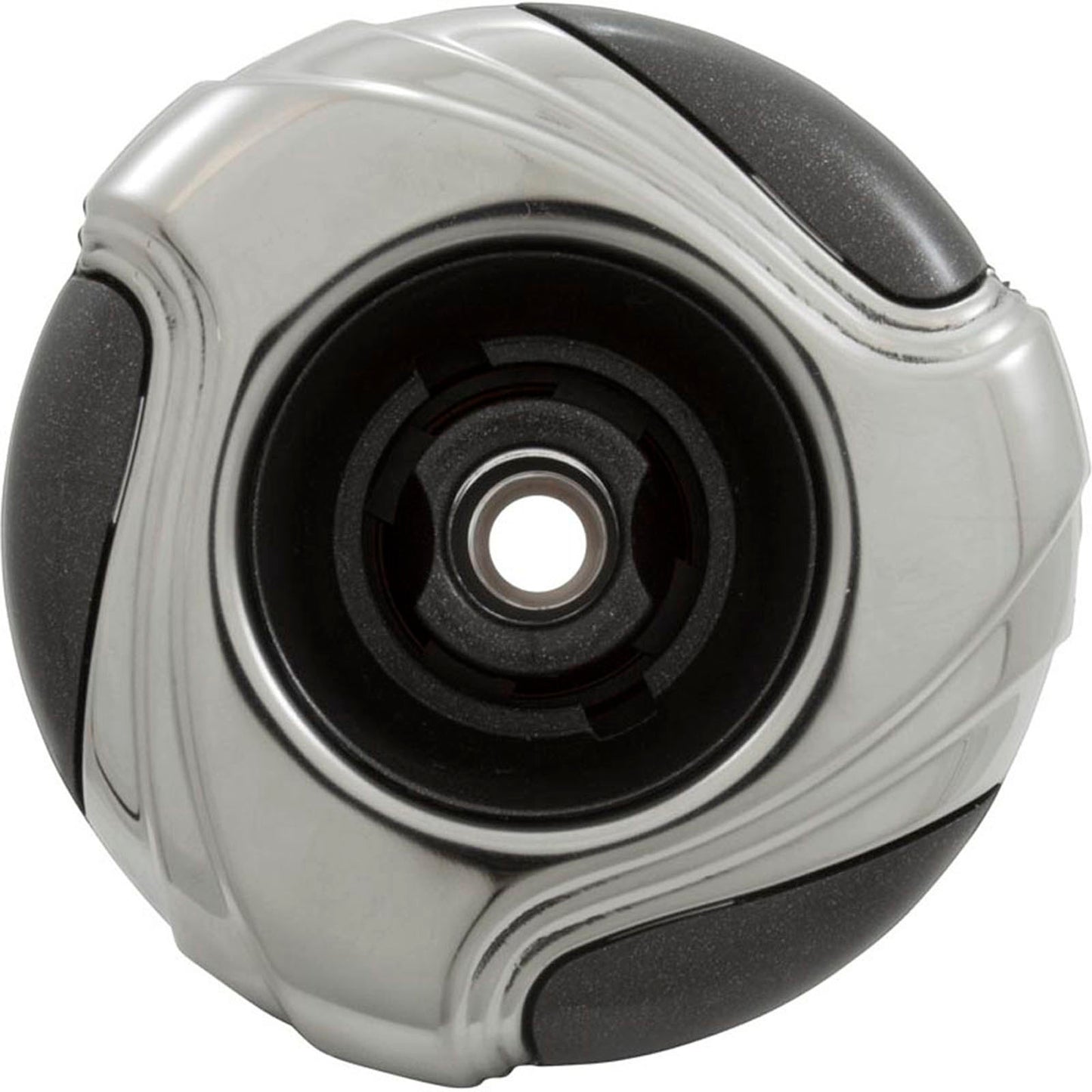 Jet Intl, WW Mini Storm, 3-1/4"fd, Dir, Luxe, SS/Dk Gry, Thd