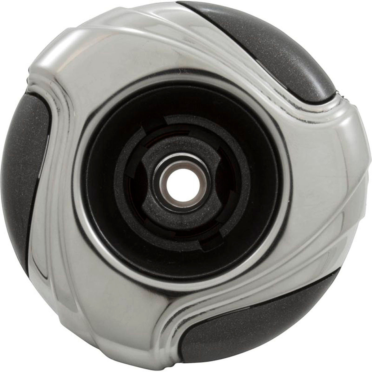 Jet Intl, WW Mini Storm, 3-1/4"fd, Dir, Luxe, SS/Dk Gry, Thd