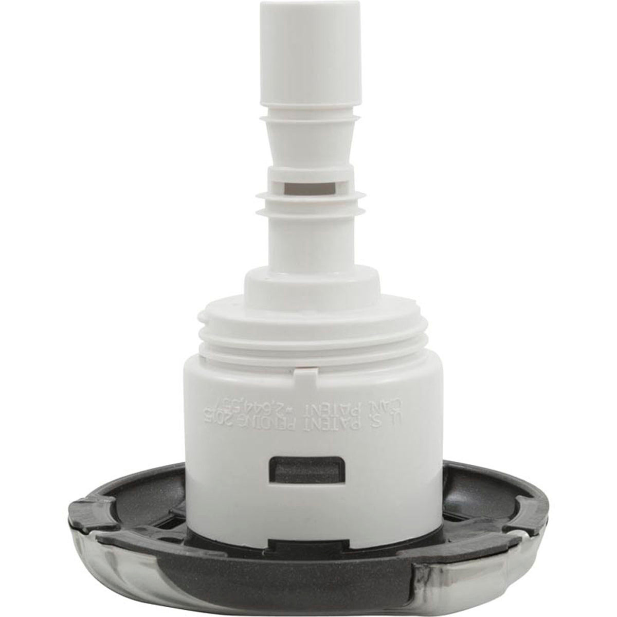 Jet Intl, WW Mini Storm, 3-1/4"fd, Dir, Luxe, SS/Dk Gry, Thd