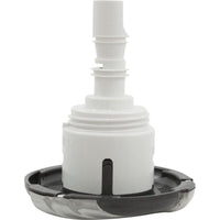 Jet Intl, WW Mini Storm, 3-1/4"fd, Dir, Luxe, SS/Dk Gry, Thd