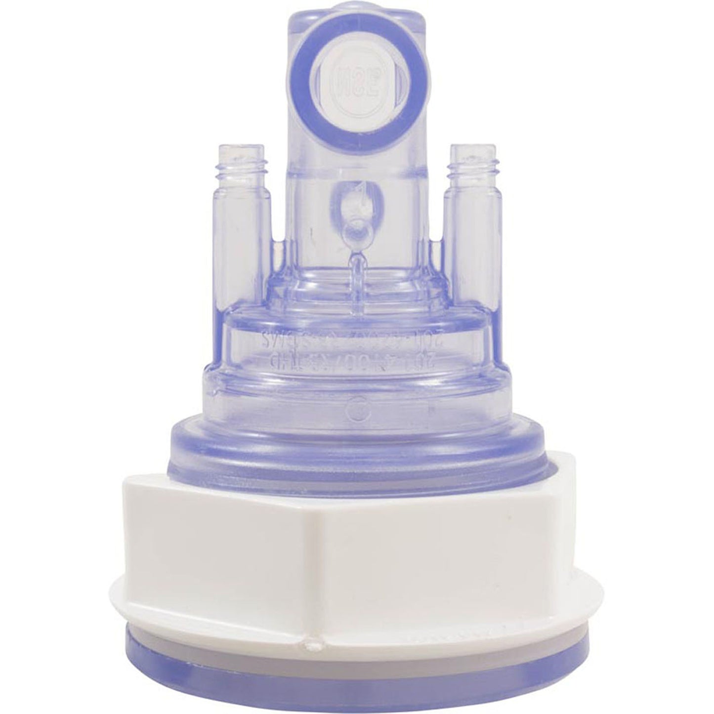 Jet Body, WW Poly Storm, a3/8"b, w3/4"b, Thd, Clear