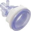 Jet Body, WW Poly Storm, a3/8"sb, w3/4"sb, Thd, Clear