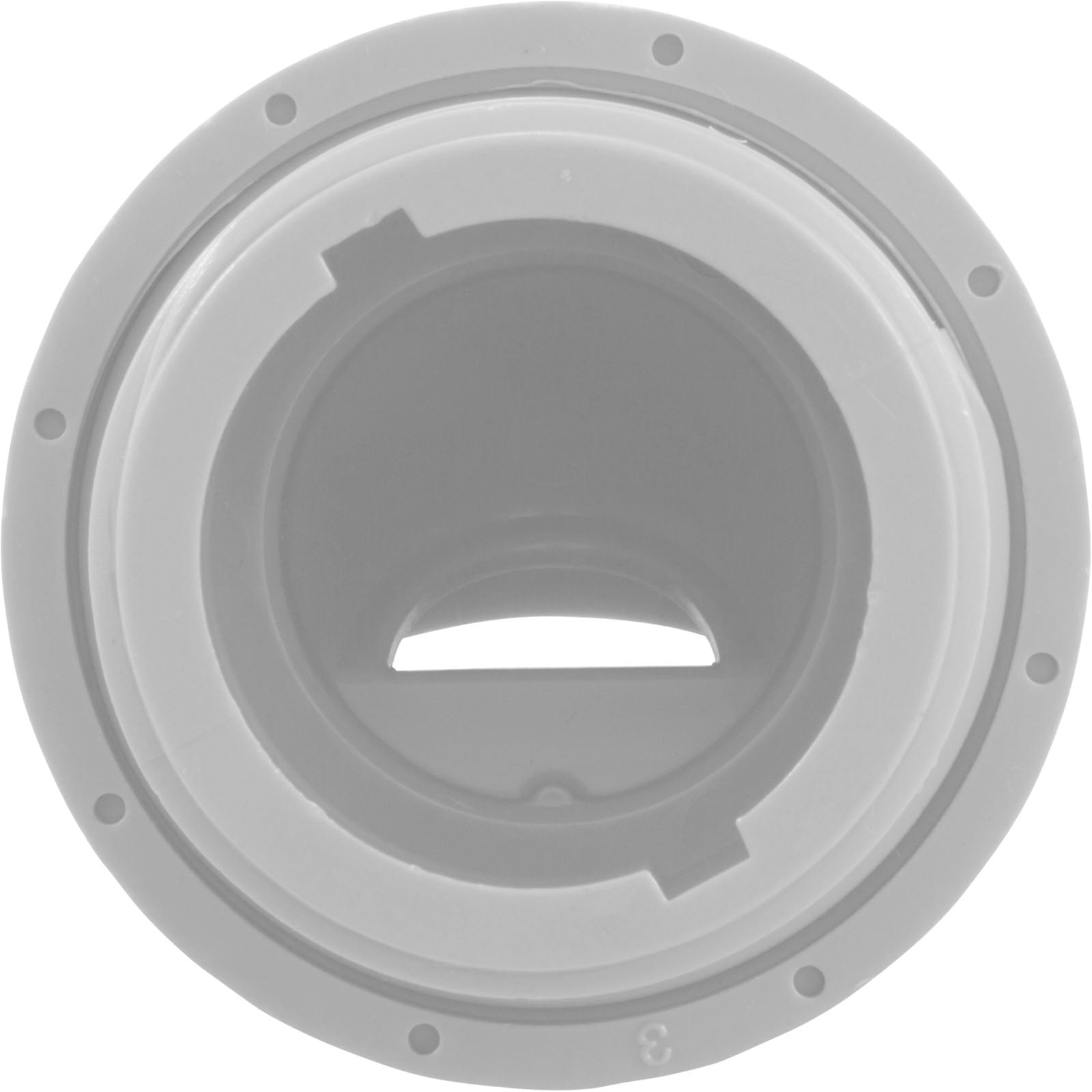 Inlet Fitting, Infusion Venturi, 1-1/2"mpt, White