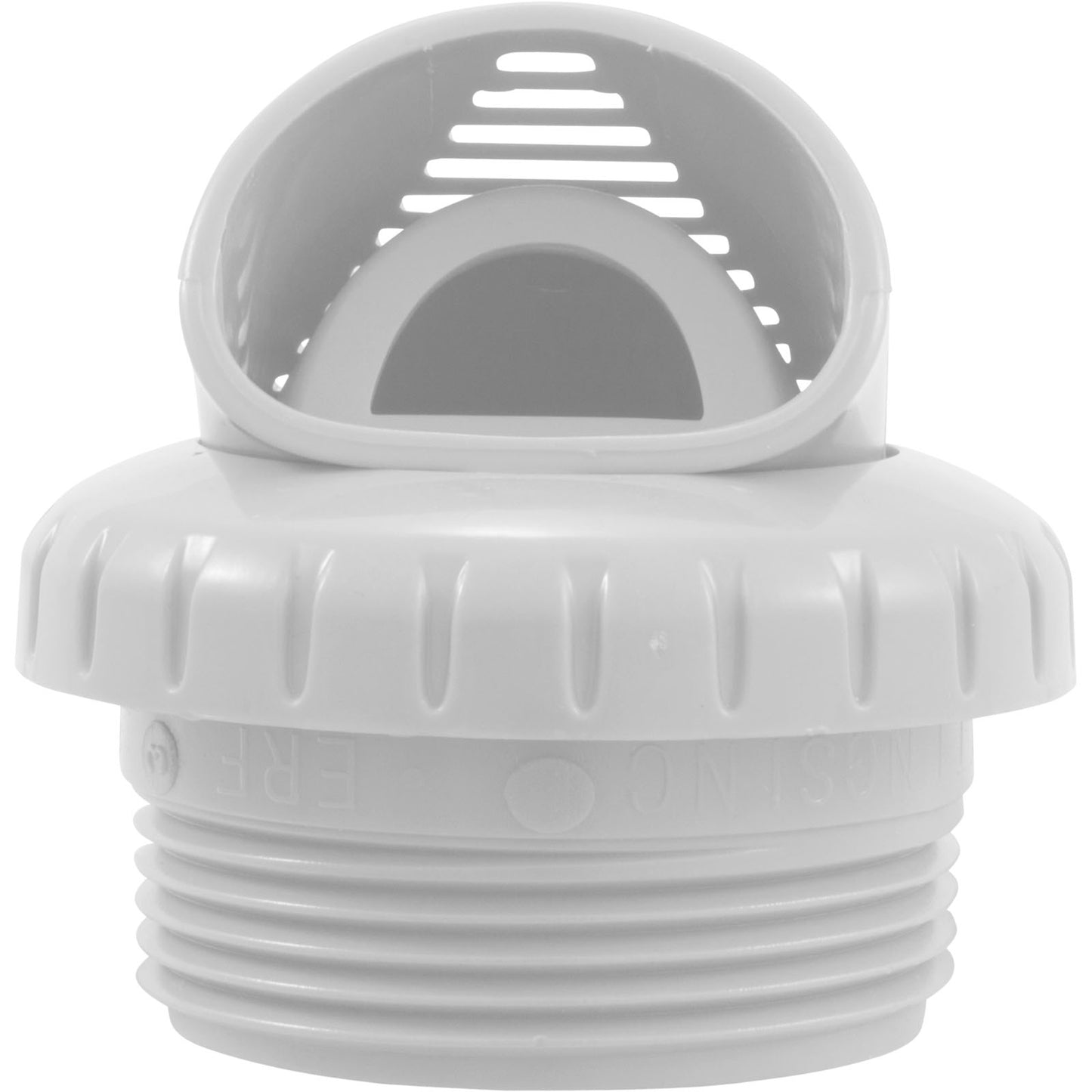 Inlet Fitting, Infusion Venturi, 1-1/2"mpt, White