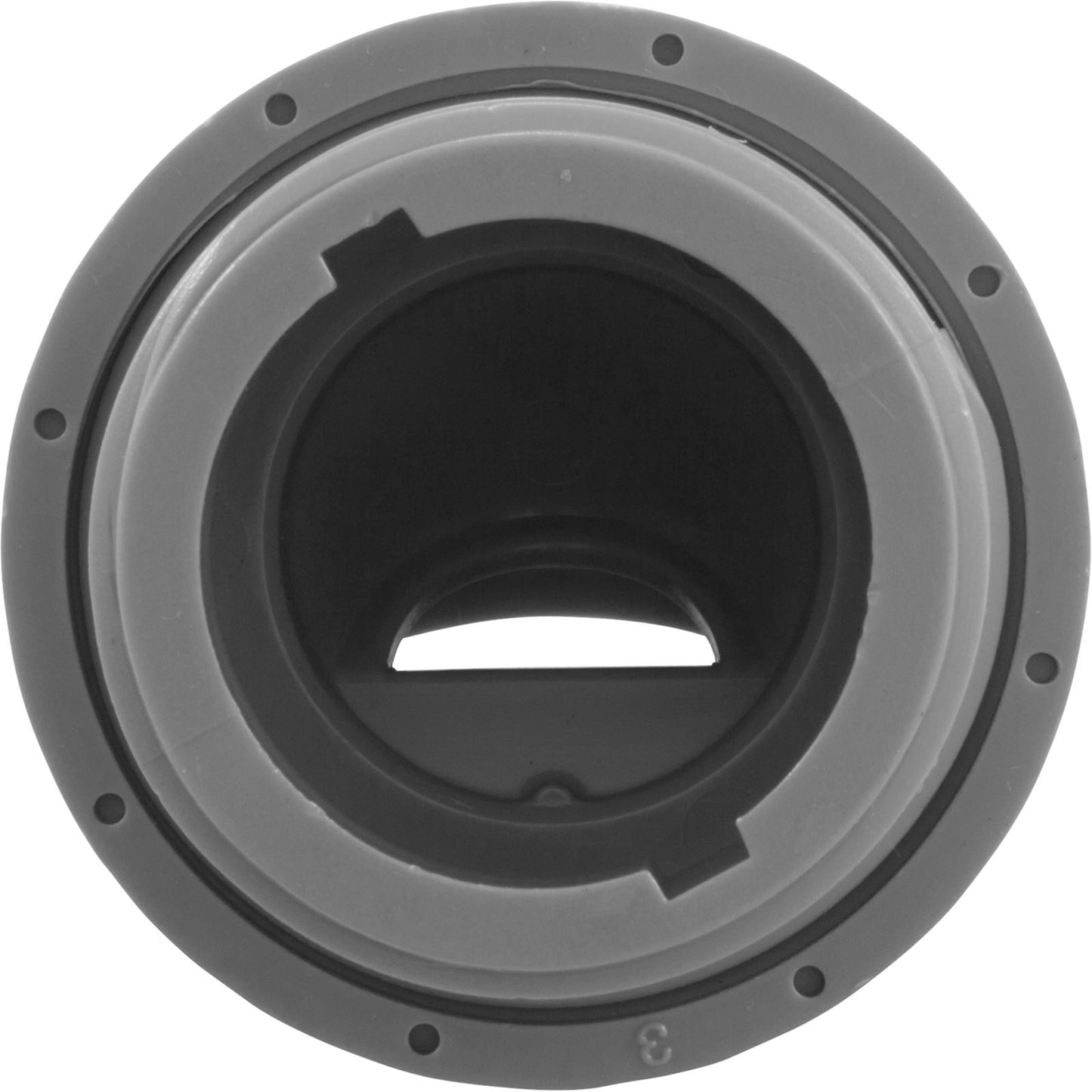 Inlet Fitting, Infusion Venturi, 1-1/2"mpt, Light Gray