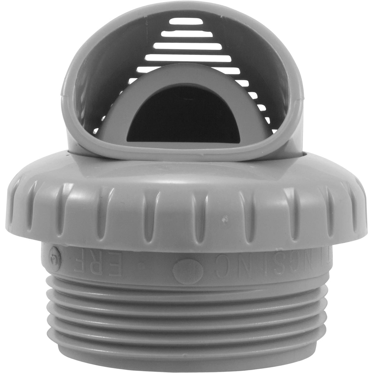 Inlet Fitting, Infusion Venturi, 1-1/2"mpt, Light Gray