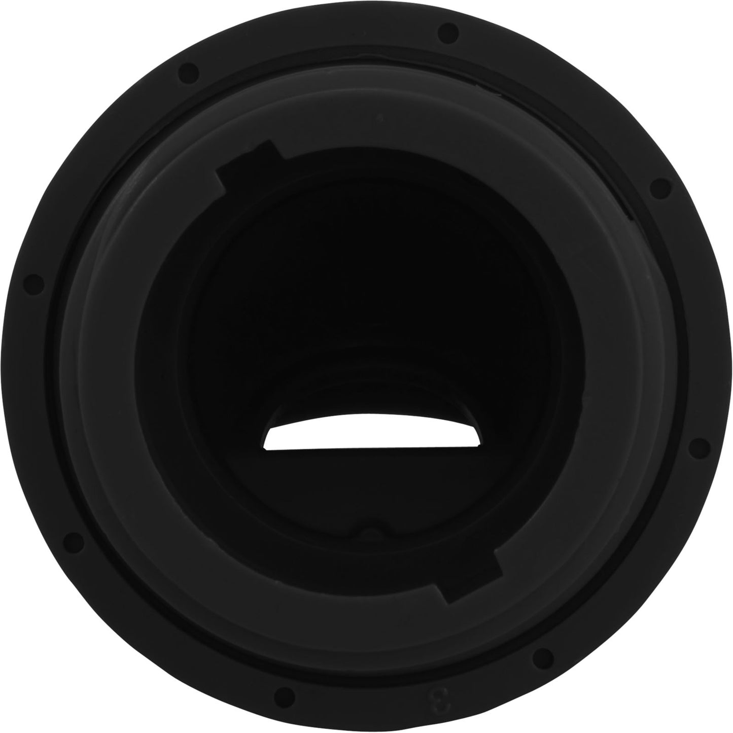 Inlet Fitting, Infusion Venturi, 1-1/2"mpt, Black