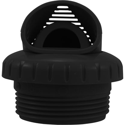 Inlet Fitting, Infusion Venturi, 1-1/2"mpt, Black