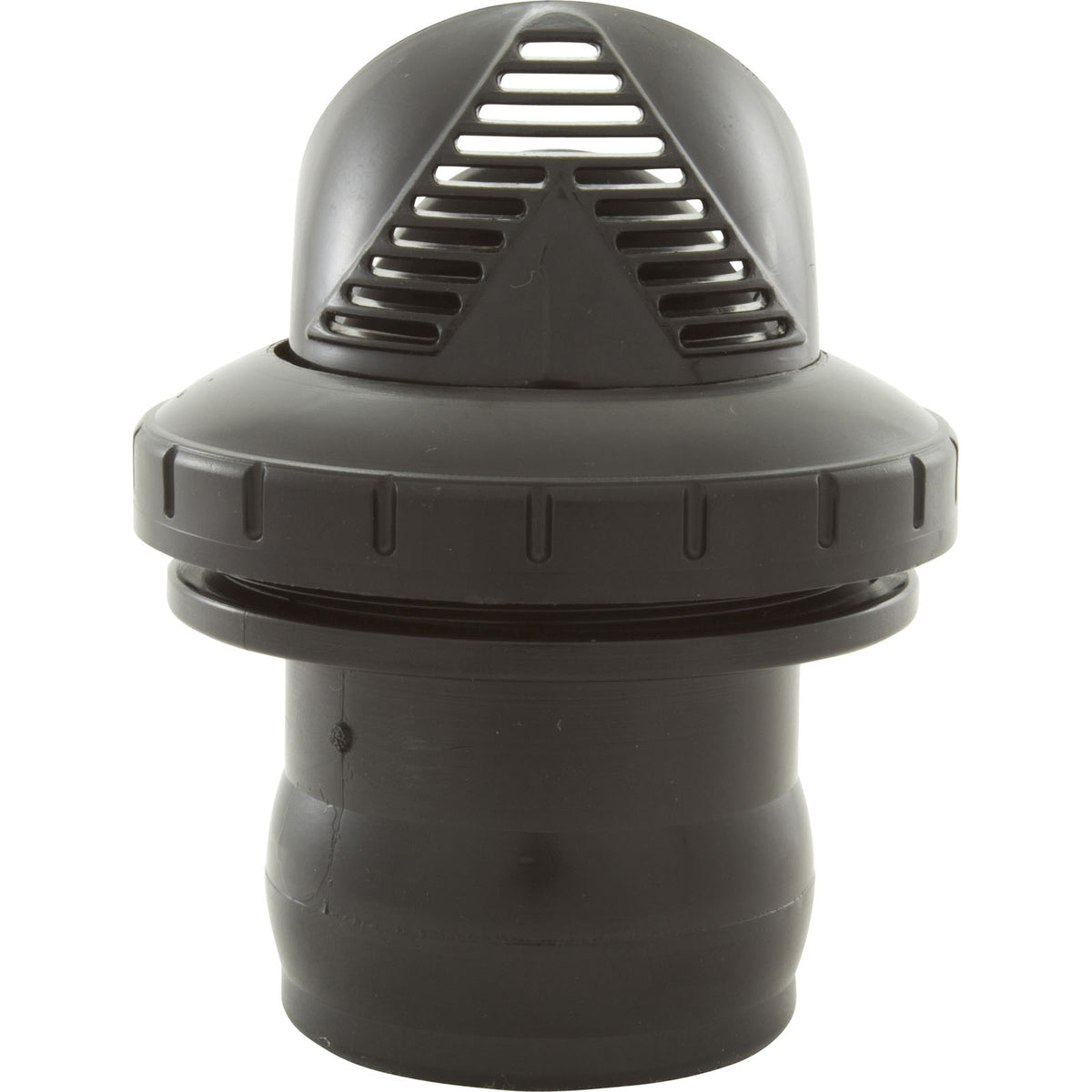 Inlet Fitting, Infusion Venturi,1-1/2"s Self Align, Black