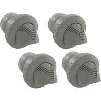 Inlet Ftng, Infusion Venturi, 1-1/2"s Self Align, Lt Gry, PKG 4