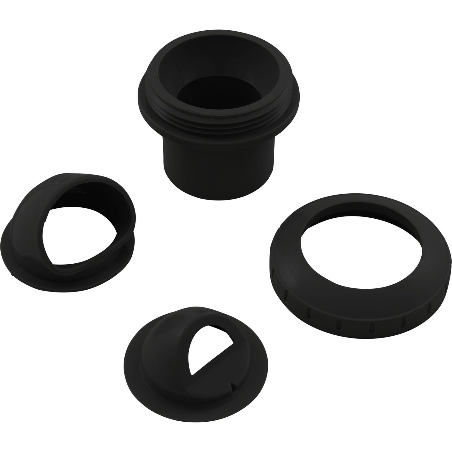 Inlet Fitting, Infusion Venturi, 1-1/2" Insider, Black