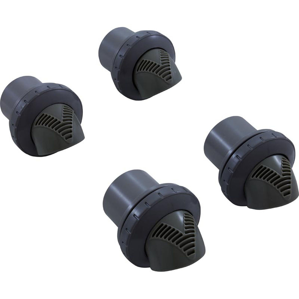Inlet Fitting, Infusion Venturi, 1-1/2" Insider, Lt Gry, Pkg 4