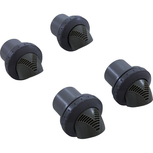 Accesorio de entrada, Venturi de infusión, 1-1/2" interior, grifo claro, paquete de 4