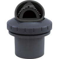 Inlet Fitting, Infusion Venturi, 1-1/2" Insider, Lt Gry, Pkg 4